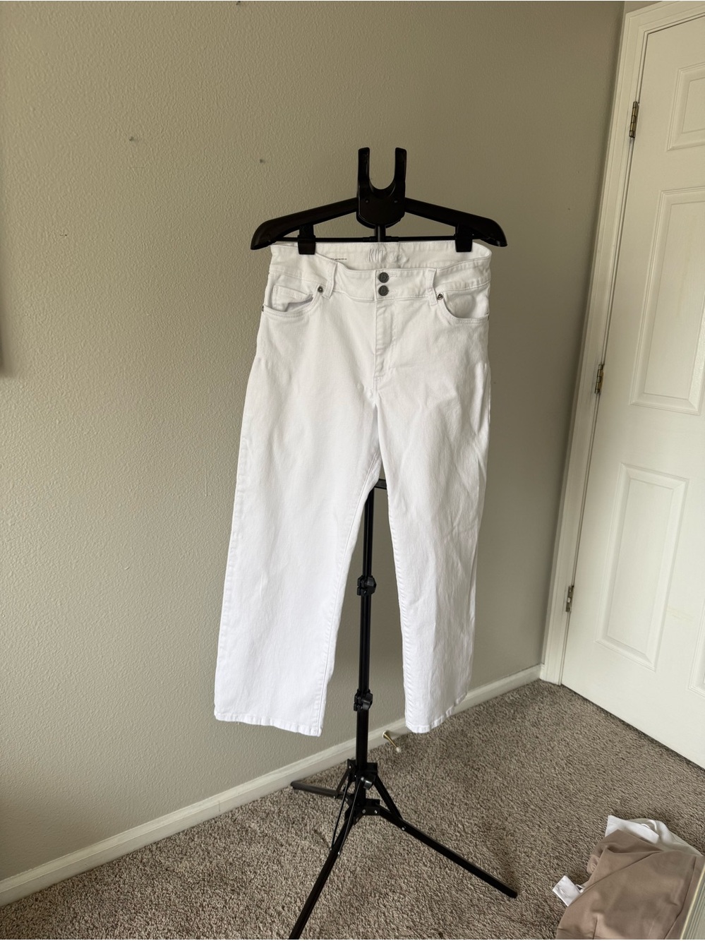 Kut from the Kloth White Women’s Jeans - Classic High-Rise Crop